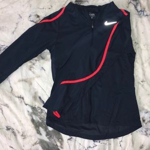 Navy blue Nike lightweight windbreaker